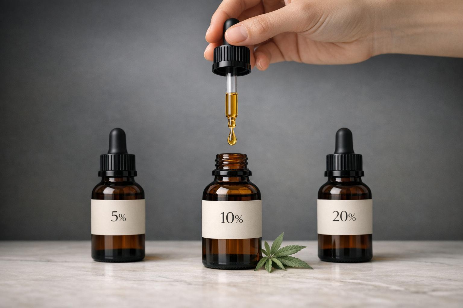 Quelle concentration d'huile de CBD choisir ?