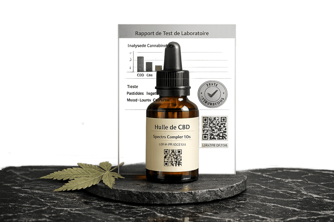 Huiles de CBD françaises : Traçabilité et qualité anti-stress