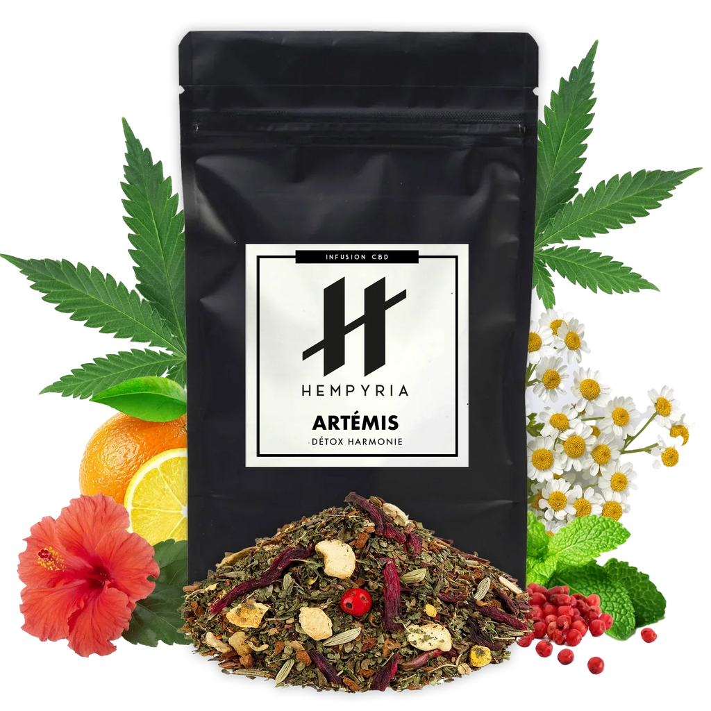 Artémis – Infusion Détox Harmonie CBD - 30G - Hempyria - CBD de qualité premium