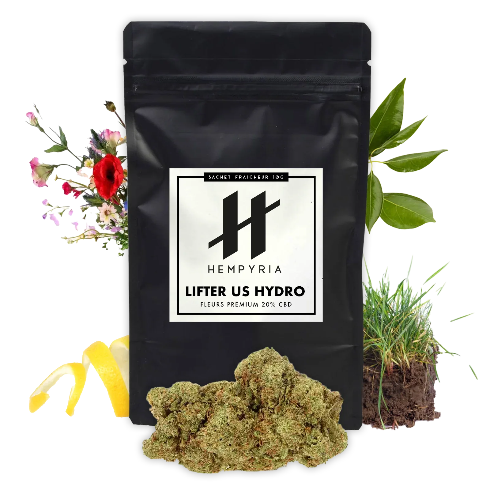 Fleur CBD – Lifter US Hydroponie 20% - 10G - Hempyria - CBD de qualité premium