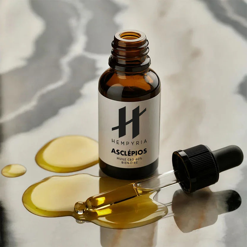 Huile CBD BIO Bien être - Asclépios 60% - Hempyria - CBD de qualité premium