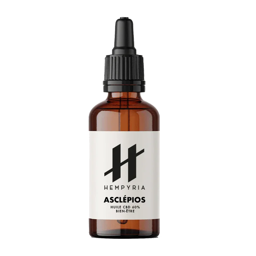 Huile CBD BIO Bien être - Asclépios 60% - Hempyria - CBD de qualité premium