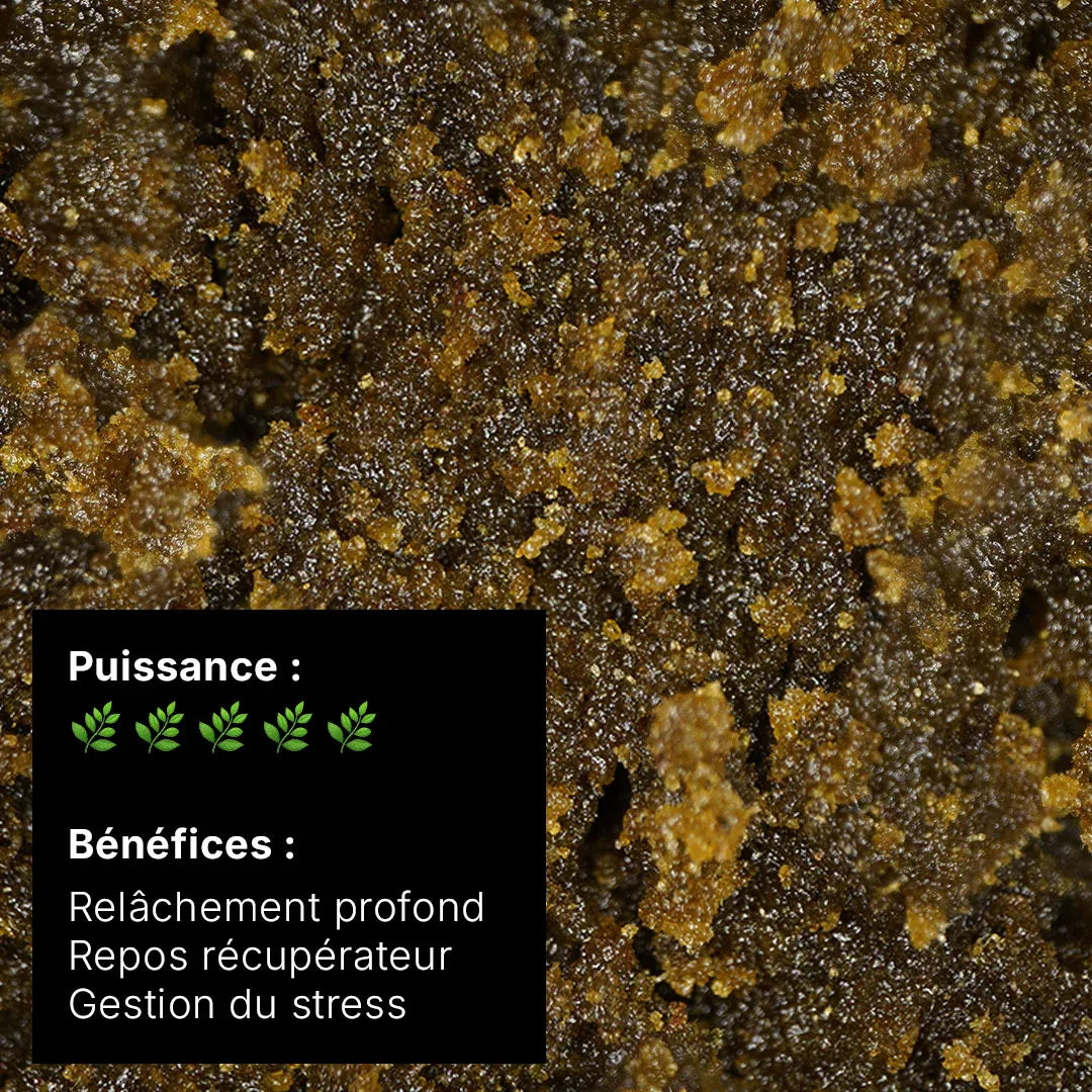 Résine CBD Le Beurre Noir 70% - 10G - Hempyria - CBD de qualité premium