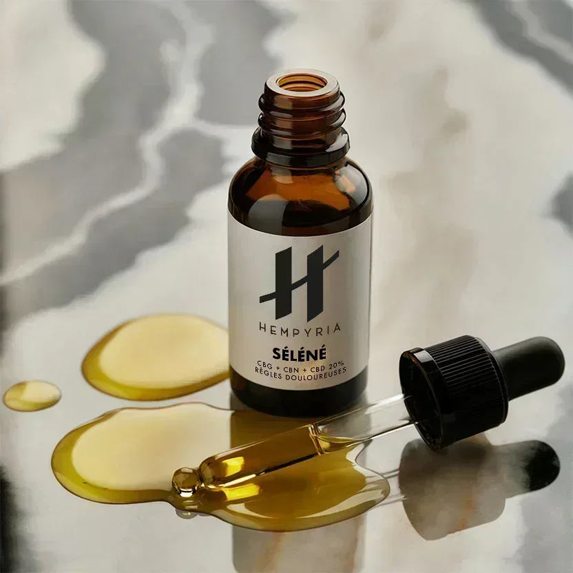 Huile CBD règles douloureuses - Séléné 20% - Hempyria - CBD de qualité premium