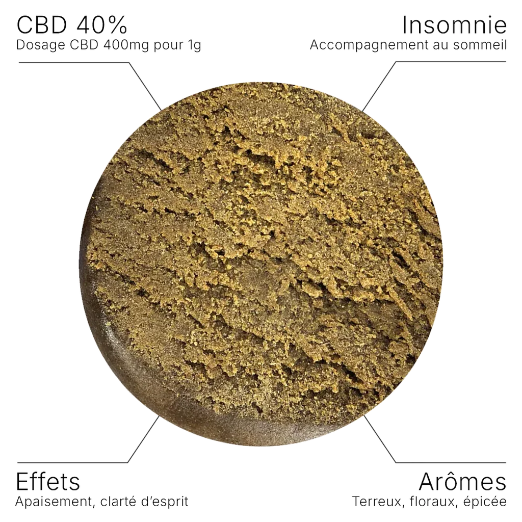 Résine CBD - ICE O LATOR - 40% - 10G - Hempyria - CBD de qualité premium