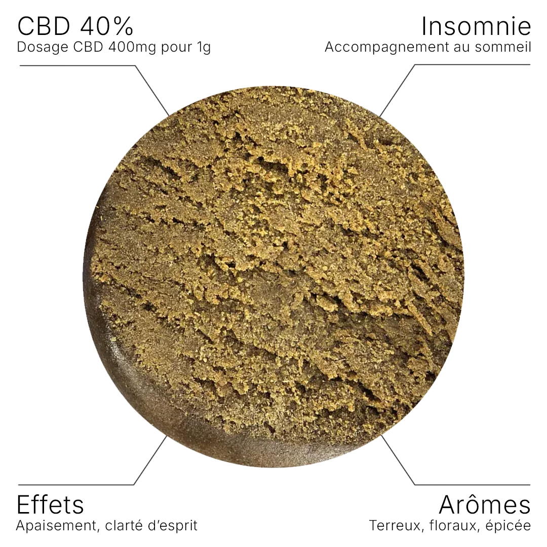 Résine CBD - ICE O LATOR - 40% - 10G - Hempyria - CBD de qualité premium