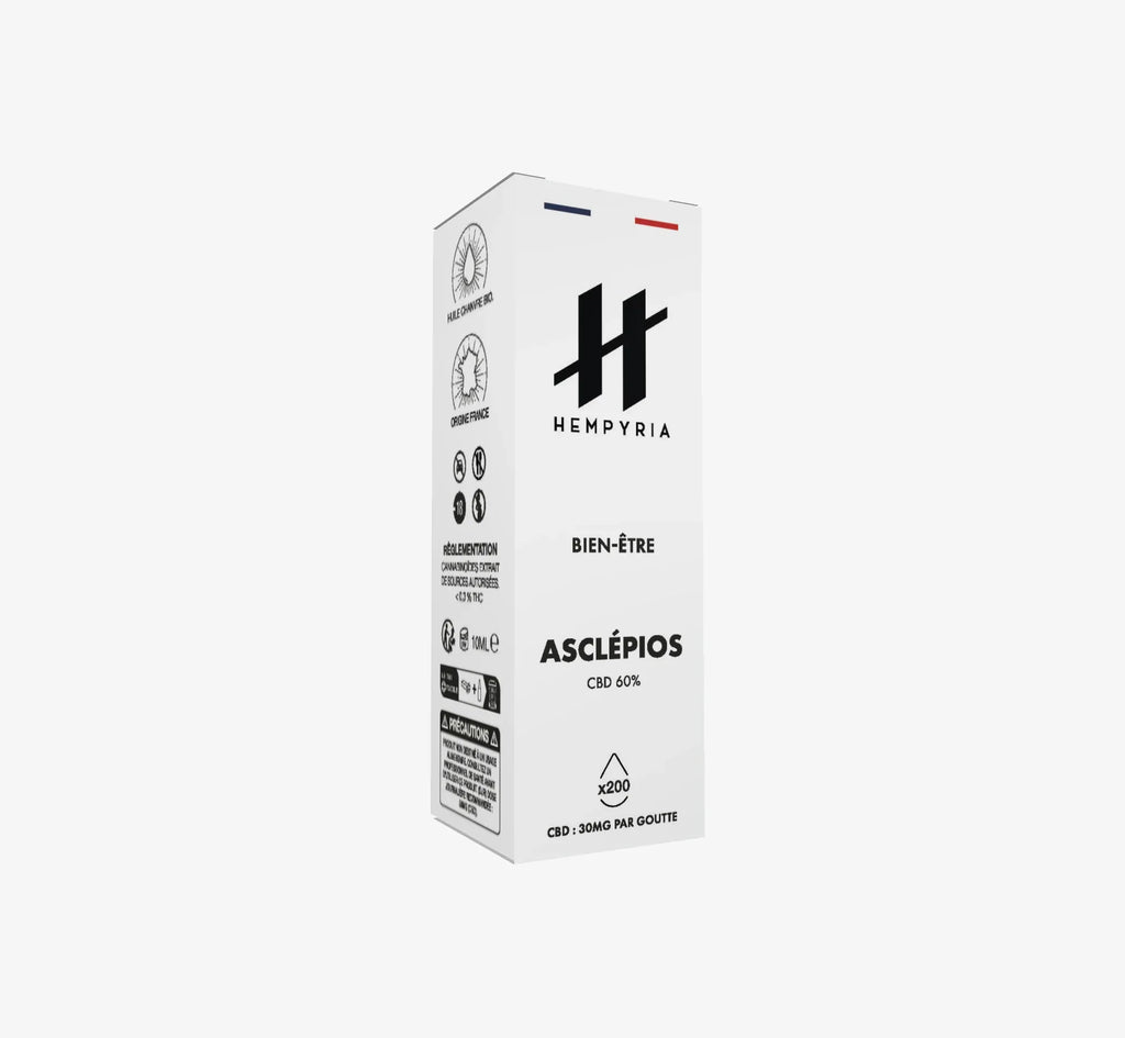 Huile CBD BIO Bien être - Asclépios 60% - Hempyria - CBD de qualité premium